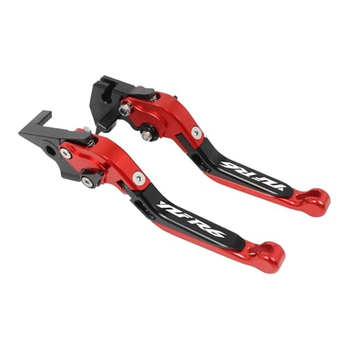 GAFITSEP Compatible With YZFR6 YZF R6 YZF-R6 R6 1999 2000 2001 2002 2003 2004 Motorradzubehör Ausziehbare Einstellbare Bremskupplungshebel Motorradbremse(Red2) von GAFITSEP