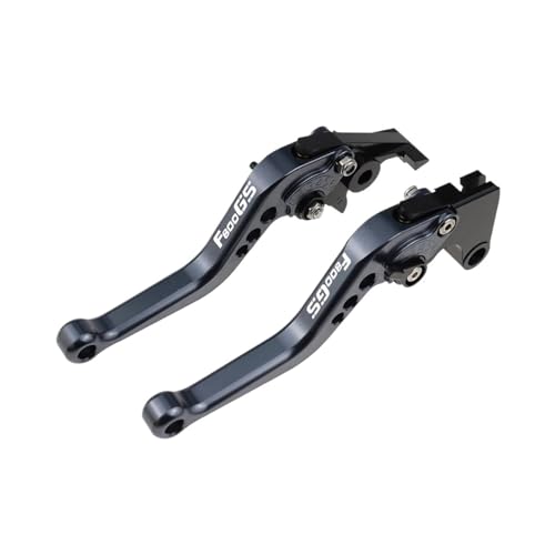 GAFITSEP Fit F800GS Abenteuer 2008-2018 Brems Griffe For F 800 GS Kurz Kupplung Hebel Motorradbremse(Gray1) von GAFITSEP
