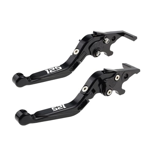 GAFITSEP Fit FORZA 125 2018-2022 Brems Griffe For 125 Folding Ausziehbare Bremshebel Motorradbremse(BLACK2) von GAFITSEP