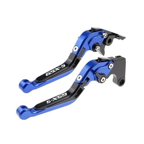 GAFITSEP Fit GSX-950S 2021-2023 Einstellbare Kupplung Griffe For GSX-S 950 GSX-S950 2022 Folding Ausziehbare Bremshebel Motorradbremse(BLUE3) von GAFITSEP