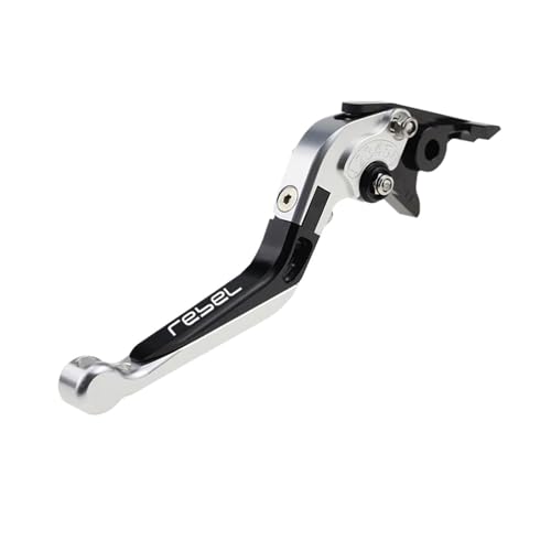 GAFITSEP Fit Rebel 1100 1100DCT Brems Griffe For CMX 1100 CMX1100DCT CM 1100 CM1100DXCT 2021-2023 Folding Ausziehbare Bremshebel Motorradbremse(Silver) von GAFITSEP
