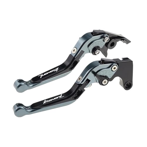 GAFITSEP Fit TUONO V4 1100RR 2017-2022 Kupplungshebel Compatible With TUONO V 4 1100 RR Fabrik Folding Erweiterbar Brems Griffe Motorradbremse(GRAY1) von GAFITSEP