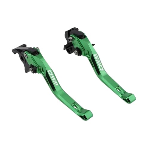 GAFITSEP Fit Tiger 660 Ti ger660 Sport 2022-2024 Kupplungshebel For Tri Dent 660 2021-2024 Daytona 660 2024 Kurze Bremsgriffe Motorradbremse(B-Green) von GAFITSEP