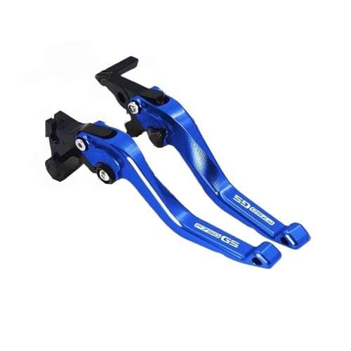 GAFITSEP For F750GS F850GS F 750GS 850GS F750gs F850gs 2018-2024 Motorrad Einstellbare Bremsen Lenker Kurze Bremse Kupplung Hebel Motorradbremse(A Blue F750GS) von GAFITSEP