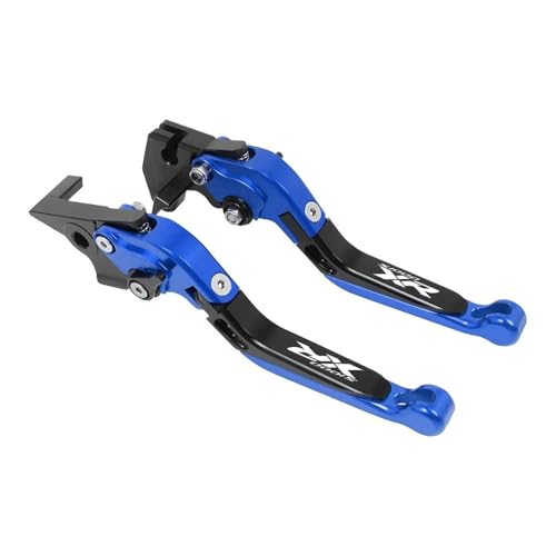 GAFITSEP For S1000XR S 1000XR S1000 XR S 1000 XR 2014-2019 2015-2018 Motorrad CNC-Bremskupplungshebel Klappgriff Motorradbremse(Balck-Balck-Blue) von GAFITSEP