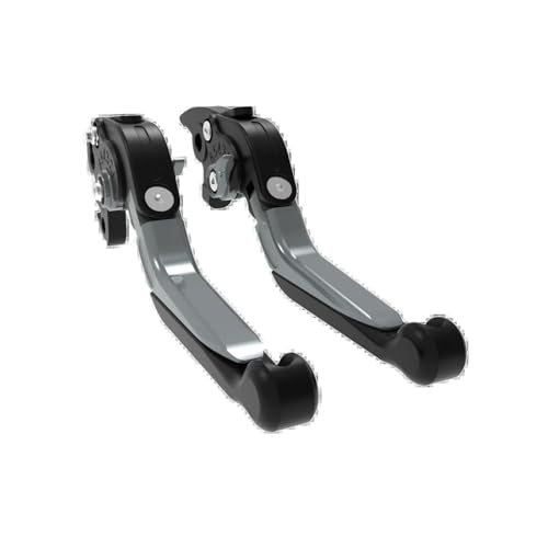 GAFITSEP Kupplungshebelbremsen Passend Compatible With S1000RR K67 M1000RR/R 2022-2024 Motorrad Verstellbarer Klapp-Ausziehbarer Hebelbremsenzubehör Motorradbremse(Black titanium) von GAFITSEP