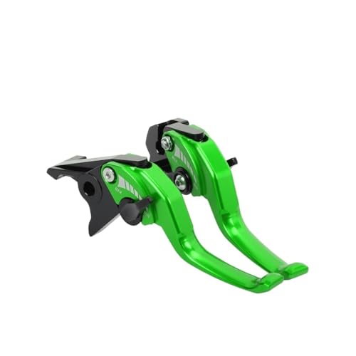 GAFITSEP Kurz Bremse Kupplung Hebel Compatible With Z500 Nin-ja500 Z 500 2024 2025 Motorrad Griffe Hebel Ninja500 Motorradbremse(Green) von GAFITSEP