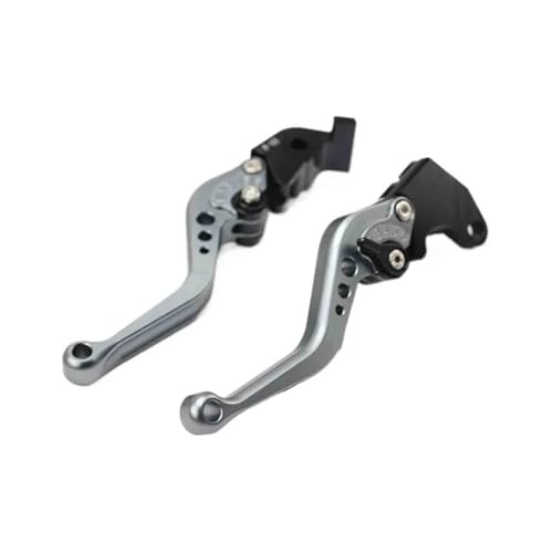 GAFITSEP Kurze Bremskupplungshebel Compatible With 1200 TUONO/R RSV 1000 Tuono/MILLE SL 1000 Falco Motorrad CNC-Griffe Motorradbremse(Short titanium) von GAFITSEP