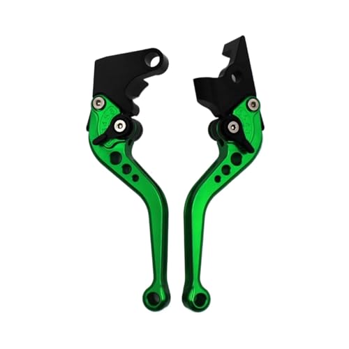 GAFITSEP Motorrad Alnuminum Kurz Bremse Kupplung Hebel Compatible With MT-09 SR MT 09 FZ-09 FJ-09 MT-09 Tracer 2014-2019 Motorradbremse(Green) von GAFITSEP