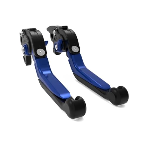 GAFITSEP Motorrad Compatible With Nin-ja H2 SX ZH2 SE/Performance 2021-2023 Einstellbare Hebelbremse Klappbare Ausziehbare Kupplungshebelbremse Motorradbremse(Black blue) von GAFITSEP
