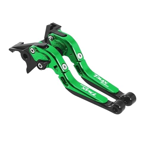 GAFITSEP Motorrad Einstellbare Erweiterbar Folding Brems Kupplung Hebel For TMAX530 DX/SX TMAX 560 TMAX560 TECHMAX TMAX Tmax530 Tmax560 Motorradbremse(Green TMAX530) von GAFITSEP