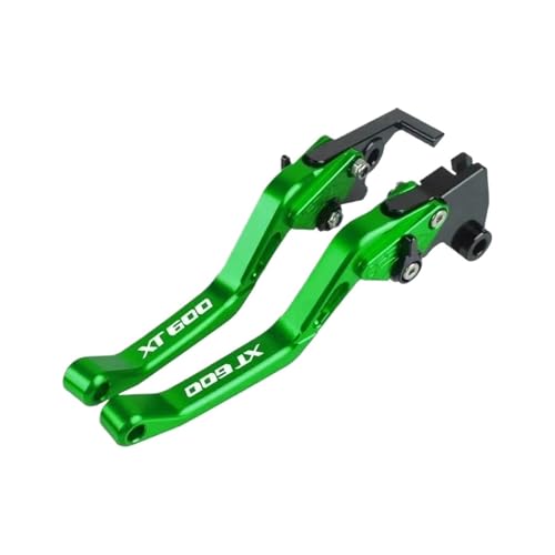 GAFITSEP Motorrad Kurz Bremse Kupplung Hebel Teile Compatible With XT600 ZE XT600ZE TENERE 1987 1988 1989 1990 1991 1992 Motorradbremse(Green) von GAFITSEP