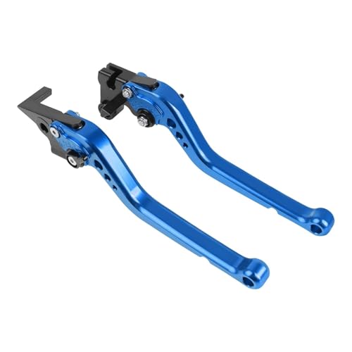 GAFITSEP Motorrad Kurze/Lange Einstellbare Bremse Kupplung Hebel Griffe Hebel Compatible With Z750 Z 750 2007-2012 Z800 2013-2016 Motorradbremse(Long blue) von GAFITSEP