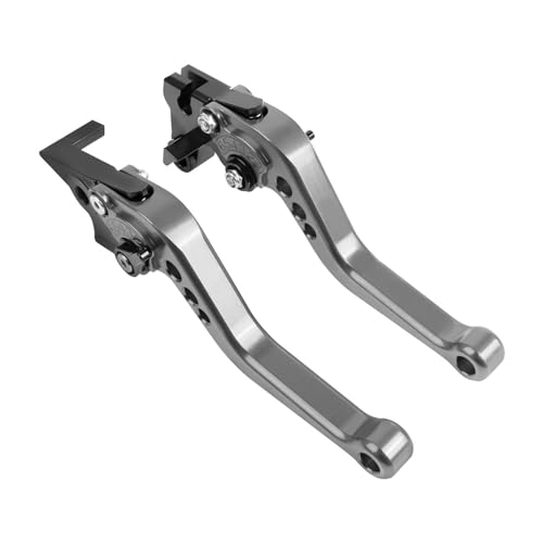 GAFITSEP Motorrad Kurze/Lange Einstellbare Bremse Kupplung Hebel Griffe Hebel Compatible With Z750 Z 750 2007-2012 Z800 2013-2016 Motorradbremse(Long titanium) von GAFITSEP