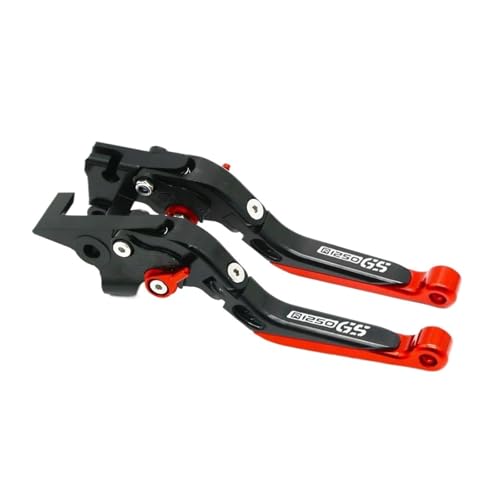 GAFITSEP Motorrad Verstellbare Falten Ausziehbare Bremskupplungshebel For R1250GS R 1250 GS R 1250GS Abenteuer LC 2013-2021 2020 Motorradbremse(Red1) von GAFITSEP