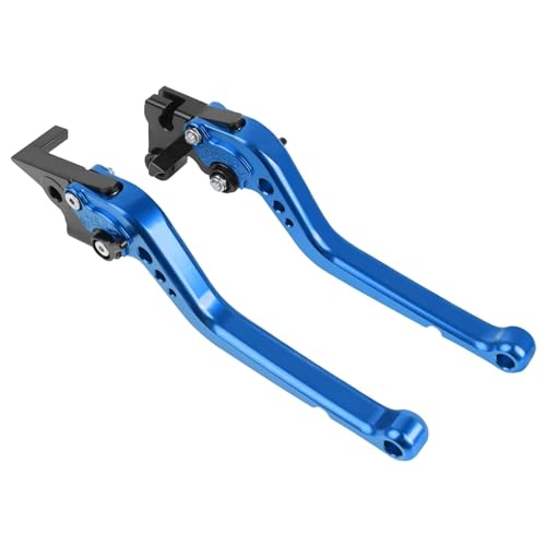 GAFITSEP Motorradzubehör Bremskupplungshebel Kurze Und Lange Griffe Hebel Compatible With F900R F900XR F900 RF 900 XR 2020-2023 Motorradbremse(Long blue) von GAFITSEP