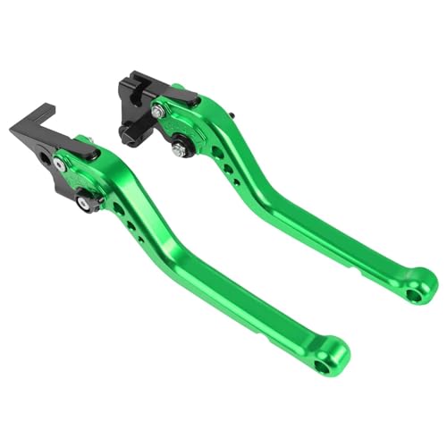 GAFITSEP Motorradzubehör Bremskupplungshebel Kurze Und Lange Griffe Hebel Compatible With F900R F900XR F900 RF 900 XR 2020-2023 Motorradbremse(Long green) von GAFITSEP