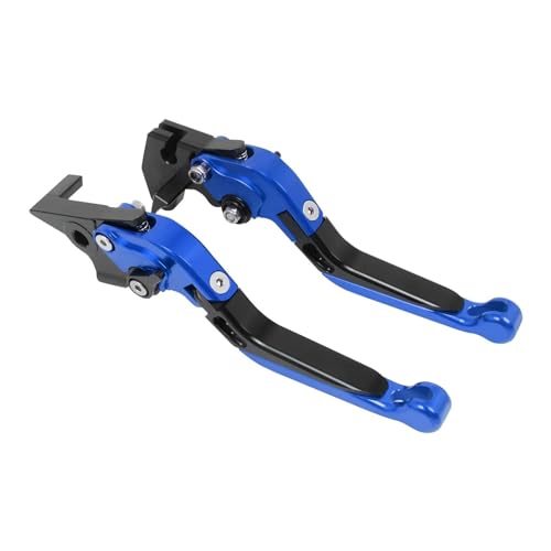 GAFITSEP Motorradzubehör Lenker Verstellbare Faltbare Ausziehbare Bremskupplungshebel Compatible With X J 6 XJ6 DIVERSION 2009-2020 Motorradbremse(Blue3) von GAFITSEP