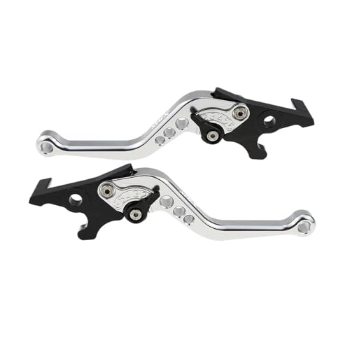 GAFITSEP Passend For XMAX 400 2013–2021 Bremshebel For X-MAX 400 Kurze Bremsgriffe Motorradbremse(A-Silver) von GAFITSEP