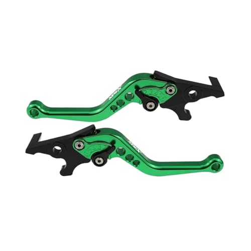 GAFITSEP Passend For XMAX 400 2013–2021 Bremshebel For X-MAX 400 Kurze Bremsgriffe Motorradbremse(A-green) von GAFITSEP