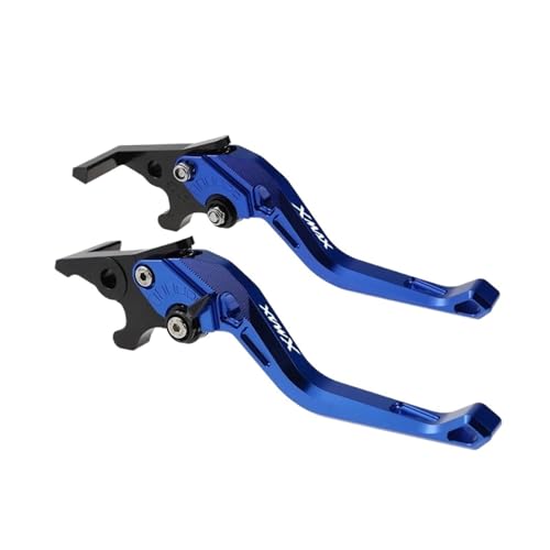 GAFITSEP Passend For XMAX 400 2013–2021 Bremshebel For X-MAX 400 Kurze Bremsgriffe Motorradbremse(B-blue) von GAFITSEP