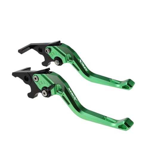 GAFITSEP Passend For XMAX 400 2013–2021 Bremshebel For X-MAX 400 Kurze Bremsgriffe Motorradbremse(B-green) von GAFITSEP