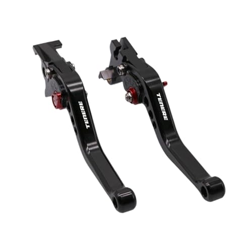 GAFITSEP Passend For XT660Z XT 660 Z TENERE 2008–2015 Bremskupplungshebel Motorradbremse(Black with red) von GAFITSEP