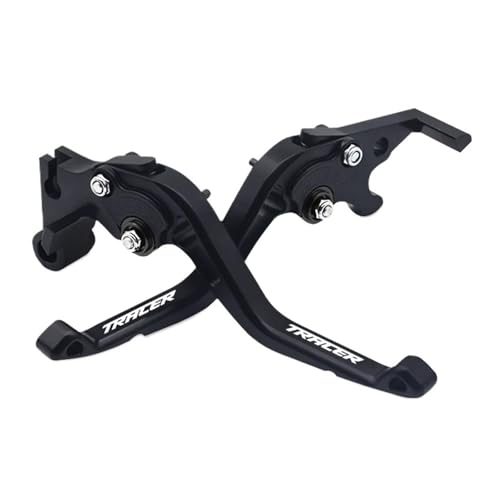 GAFITSEP Tracer700 Motorrad Einstellbare Kurz Bremse Kupplung Hebel Lenker For 700 Tracer700 2016-2021 2022 2023 Motorradbremse(A Black) von GAFITSEP
