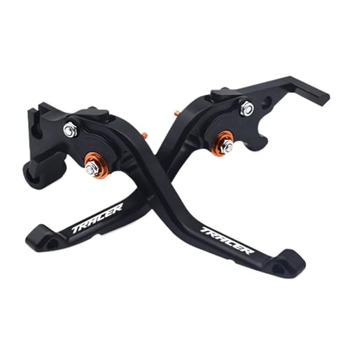GAFITSEP Tracer700 Motorrad Einstellbare Kurz Bremse Kupplung Hebel Lenker For 700 Tracer700 2016-2021 2022 2023 Motorradbremse(A orange) von GAFITSEP