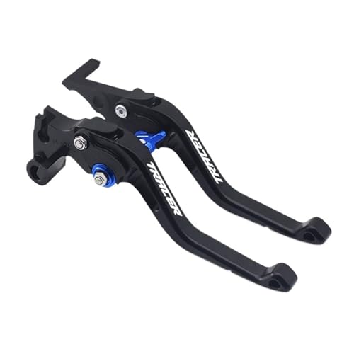 GAFITSEP Tracer700 Motorrad Einstellbare Kurz Bremse Kupplung Hebel Lenker For 700 Tracer700 2016-2021 2022 2023 Motorradbremse(B blue) von GAFITSEP