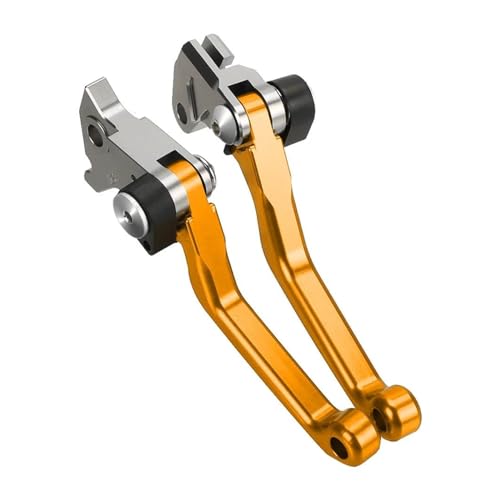 GAFITSEP YZ 125 Compatible With YZ125 2001 2002 2003 2004 2005 2006 2007 Motorradbremskupplungshebel Motocross Pivot Dirt Bike Griff Motorradbremse(Gold no LOGO) von GAFITSEP