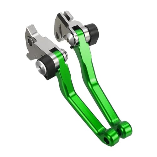 GAFITSEP YZ 125 Compatible With YZ125 2001 2002 2003 2004 2005 2006 2007 Motorradbremskupplungshebel Motocross Pivot Dirt Bike Griff Motorradbremse(Green no LOGO) von GAFITSEP