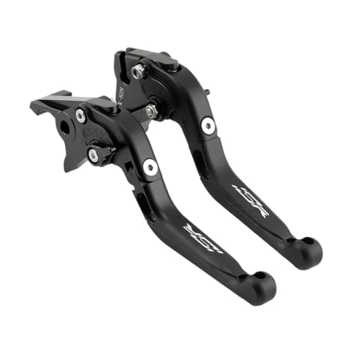 GAFITSEP ZX 10R 10RR Klapp Kupplung Bremshebel Compatible With ZX10R ZX10RR Zubehör Motorrad Einstellbare Erweiterbar Brems Griff(BLACK1) von GAFITSEP