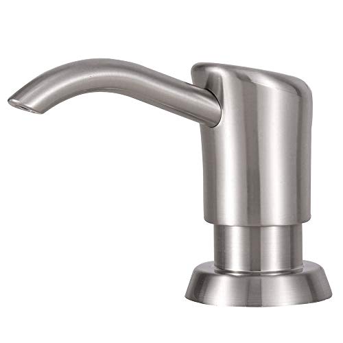 GAGALIFE Eingebauter Seifenspender oder Lotionspender für Küchenspüle, gebürstetes Nickel-ABS-Pumpkopf, mit 370 ml großer PET-Seifenflasche GAGALIFE Eingebauter Seifenspender oder Lotionspender für Küchenspüle, gebürstetes Nickel-ABS-Pumpkopf, mit 370 ml großer PET-Seifenflasche von GAGALIFE