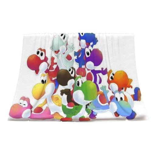 Flauschige Decke Cartoon Decke 3D-Druck Kuscheldecke 150x200 Fleecedecke Grün Wolldecke 150x200 Warme Sofadecke (5,180x200 cm) von GAGALU