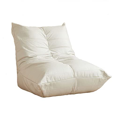 GAGALU Sofa, Übergroßer Armloser Kaminstuhl, Sitzsack, Couchboden, Loungesessel, Faules Sofa, Akzentstuhl Für Wohnzimmer, Schlafzimmer, Salon, Büro,Milky White von GAGALU