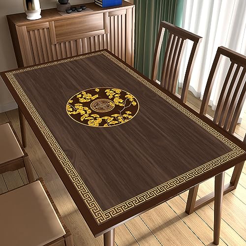 GAGALU Tischdecke Wasserabweisend Vintage Holz Strukturierte Tischdecke Leder Abwischbare Tischdecke Retro Rechteckige Gartentischdecke Abwaschbar Ginkgo Blatt Druck Tischdecke mit Rand,60x100cm GAGALU Tischdecke Wasserabweisend Vintage Holz Strukturierte Tischdecke Leder Abwischbare Tischdecke Retro Rechteckige Gartentischdecke Abwaschbar Ginkgo Blatt Druck Tischdecke mit Rand,60x100cm von GAGALU