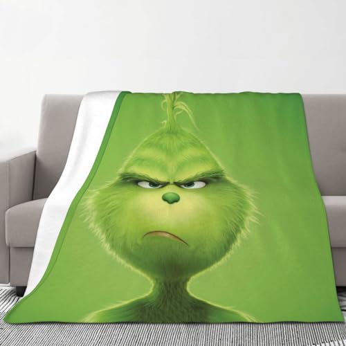 GAGALU XXL Kuscheldecke Grün Tagesdecke Wolldecke Plüschdecke Blanket Winter Sofadecke Couch Decke Grün Decken Für Sofa (2,150x200 cm) von GAGALU