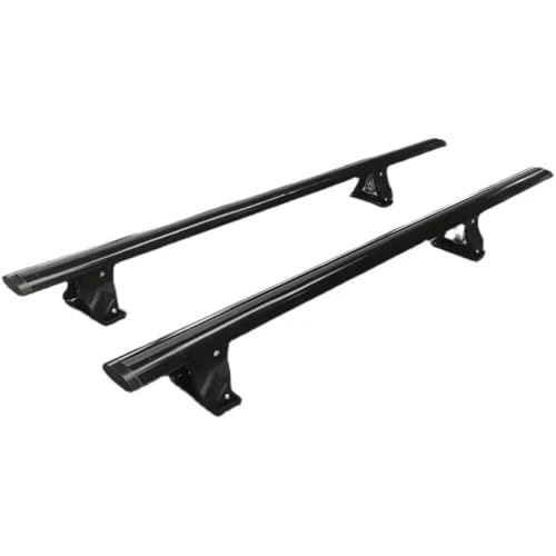 Dachträger Für Chevy Für Colorado 2023 2024 2025 2026 2PCs Dachgepäckträger Querträger Querträger Ohne Dachreling Autogepäckschienen Relingträger(Black) von GAGSETCTHM