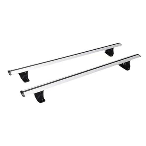 Dachträger Für Chevy Für Colorado 2023 2024 2025 2026 2PCs Dachgepäckträger Querträger Querträger Ohne Dachreling Autogepäckschienen Relingträger(Silver) von GAGSETCTHM