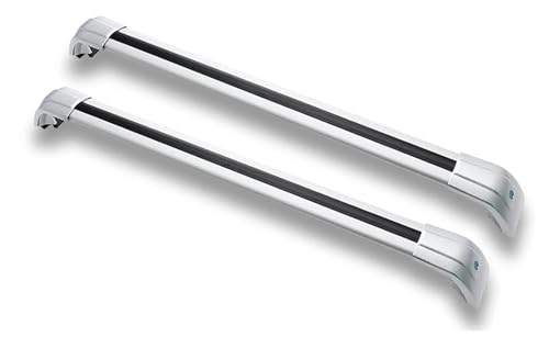 Dachträger Für MG Für HS 2025 2 STÜCKE Querstangen Querstangen Dachrelingträger Abschließbarer Aluminiumlegierung Auto Querstangenträger Relingträger Relingträger(Silver) von GAGSETCTHM