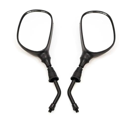 GAGSETCTHM Motorrad Spiegel Set Für GY6 50 Cc 110 Cc 125 Cc 150 Cc M 10 M 8 Motorrad Rückspiegel 8 Mm 10 Mm Gewinde Links Rechts Rückspiegel Spiegel(M10) von GAGSETCTHM