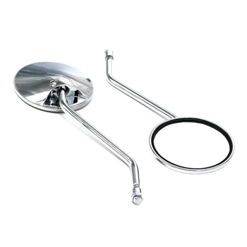 GAGSETCTHM Motorrad Spiegel Set Universal Motorrad Motorrad Rückspiegel 8 Mm 10 Mm Gewinde Rückseite Spiegel Motorrad Ersatzteile Links Rechts Rückspiegel Spiegel(10mm Thread) von GAGSETCTHM