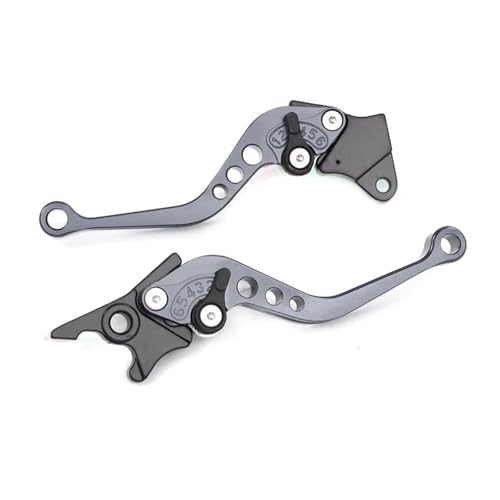 Kupplung Bremshebel 1 Paar Motorrad-Bremskupplungshebelgriff Brems Kupplungshebel Motorrad(Grey) von GAGSETCTHM