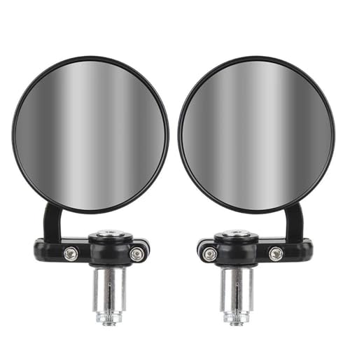 Motorrad Spiegel Set 2 Pcs Motorrad Griff Bar End Montage Zubehör 22 Mm Universal Motorrad Spiegel Rückspiegel Seite Spiegel Links Rechts Rückspiegel Spiegel von GAGSETCTHM
