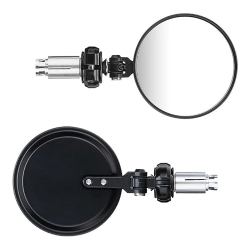 Motorrad Spiegel Set 7/8" 22 Mm Lenker Universal Motorrad Lenkerspiegel Klappbare Motorradspiegel Rückspiegel Ersatzzubehör Links Rechts Rückspiegel Spiegel(A) von GAGSETCTHM