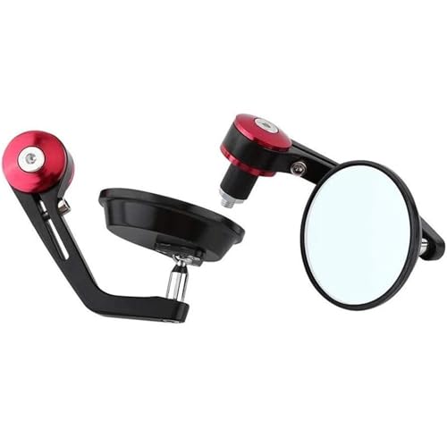 Motorrad Spiegel Set 7/8 "Motorrad-Lenkerendrückspiegel Seitenspiegel Motorrad Modifiziertes Zubehör Links Rechts Rückspiegel Spiegel(B) von GAGSETCTHM