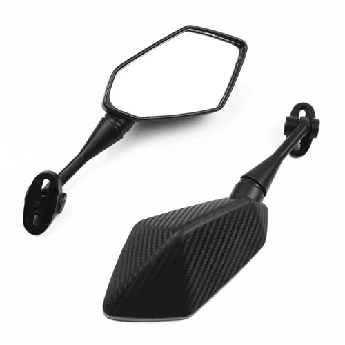 Motorrad Spiegel Set Für CBR600F4i Für CBR1000RR Für Repsol Für Edition Für CBR500R Für CBF190R Motorradspiegelzubehör Rückansicht Teile Links Rechts Rückspiegel Spiegel(Carbon) von GAGSETCTHM