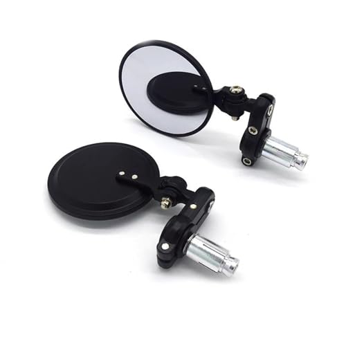 Motorrad Spiegel Set Für DRD-Serie Für GP1 Für Racing-Serie Motorradersatzteile 7/8" 22 Mm Lenkerendspiegel Links Rechts Rückspiegel Spiegel(Black 2) von GAGSETCTHM