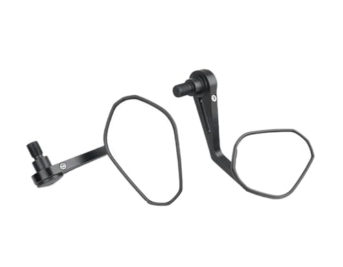 Motorrad Spiegel Set Motorrad Griff Spiegel Motorrad Universal Bar End Rückspiegel Umkehr Hilfs Zubehör Links Rechts Rückspiegel Spiegel von GAGSETCTHM
